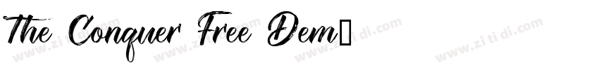 The Conquer Free Dem字体转换